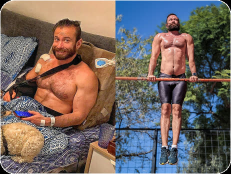Travis, 42 — before and after training with The Movement Athlete